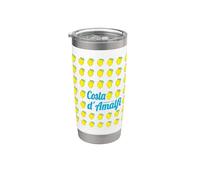 Costa d'Amalfi limón Italia Vintage Amalfi Coast Souvenir Vaso térmico de acero inoxidable de doble pared