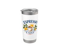 Costa de Amalfi Italia Espresso E Sole Italiano Verano Vaso térmico de acero inoxidable de doble pared