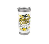 Costa de Amalfi Italia Sorrento, vacaciones de verano, Italia Souvenir Vaso térmico de acero inoxidable de doble pared