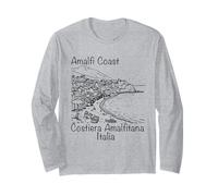 Costa de Amalfi Souvenir Italia costiera Italiana amalfitana Manga Larga