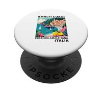Costa de Amalfi Souvenir Italia costiera Italiana amalfitana PopSockets PopGrip Adhesivo