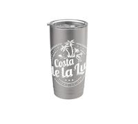 Costa de la Luz vintage Andalucía España souvenir vacaciones Vaso térmico de acero inoxidable de doble pared