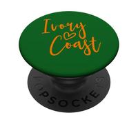 Costa de Marfil Corazón Mujeres Amor Costa de Mar PopSockets PopGrip Adhesivo