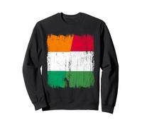 Costa de Marfil, Italia, media bandera, orgulloso, costa de marfil, orgullo italiano Sudadera