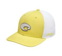 Costa Del Mar Costa Core Poly Performance Trucker Gorro/Sombrero, Amarillo, Talla única Unisex Adulto