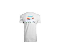 Costa Del Mar Fiesta Short Sleeve Crew tee Camiseta, Blanco, M Unisex Adulto