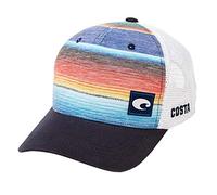 Costa del Mar Gorra de Camionero Unisex con Rayas Bajas para Adultos, Azul, Talla única