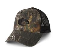 Costa Del Mar Mesh Trucker Hat Gorro/Sombrero, Mossy Oak New Break Up Negro + Negro, Talla única para Mujer