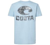Costa Del Mar Mossy Oak Costal Short Sleeve tee Camiseta, Azul Claro, M Unisex