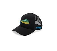Costa Del Mar Gorra de Camionero Unisex Dorado, Negro, Talla única