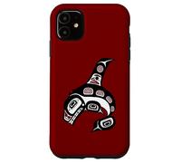 Costa del Pacífico Noroeste Haida Art Orca Ballena Carcasa para iPhone 11