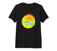 Costa del Sol España Andalucía Vintage Málaga Souvenir Camiseta Premium