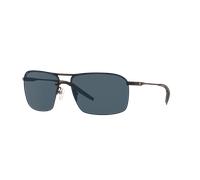 Costa Hombre Sunglass 6S6008 Skimmer - Color del Marco: Negro Mate, Color de la Lente: Gris