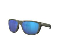 Costa Hombre Sunglass 6S9002 Ferg - Color del Marco: Musgo y metálico, Color de la Lente: Azul Espejado