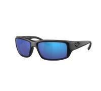 Costa Hombre Sunglass 6S9006 Fantail - Color del Marco: Negro, Color de la Lente: Azul Espejado