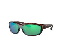 Costa Hombre Sunglass 6S9020 Saltbreak - Color del Marco: Carey, Color de la Lente: Verde Espejado