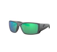 Costa Hombre Sunglass 6S9078 Blackfin PRO - Color del Marco: Gris Mate, Color de la Lente: Verde Espejado