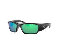 Costa Hombre Sunglass 6S9109 Corbina PRO - Color del Marco: Negro Mate, Color de la Lente: Verde Espejado