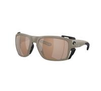 Costa Hombre Sunglass 6S9111 King Tide 8 - Color del Marco: Arena mate, Color de la Lente: Espejo plateado y cobrizo