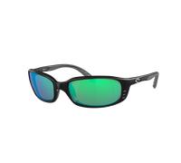 Costa Hombre Sunglass Brine - Color del Marco: Negro Mate, Color de la Lente: Verde Espejado