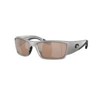 Costa Hombre Sunglass Corbina PRO - Color del Marco: Plata Metalizado, Color de la Lente: Espejo plateado y cobrizo