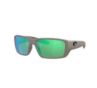 Costa Hombre Sunglass Fantail PRO - Color del Marco: Pizarra oliva, Color de la Lente: Verde Espejado