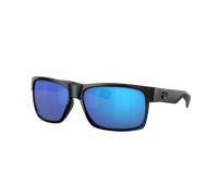 Costa Hombre Sunglass Half Moon - Color del Marco: Negro Brillante, Color de la Lente: Azul Espejado