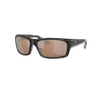 Costa Hombre Sunglass Jose PRO - Color del Marco: Negro Mate, Color de la Lente: Espejo plateado y cobrizo