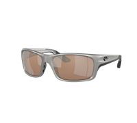 Costa Hombre Sunglass Jose PRO - Color del Marco: Plata Metalizado, Color de la Lente: Espejo plateado y cobrizo