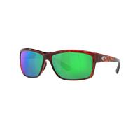 Costa Hombre Sunglass Mag Bay - Color del Marco: Carey, Color de la Lente: Verde Espejado