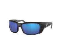 Costa Hombre Sunglass Permit - Color del Marco: Negro Mate, Color de la Lente: Azul Espejado