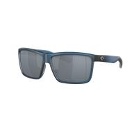 Costa Hombre Sunglass Rinconcito - Color del Marco: Atlantic Blue mate, Color de la Lente: Espejo gris y plateado