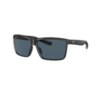 Costa Hombre Sunglass Rinconcito - Color del Marco: Negro Mate, Color de la Lente: Gris