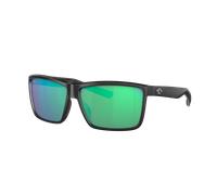 Costa Hombre Sunglass Rinconcito - Color del Marco: Negro Mate, Color de la Lente: Verde Espejado