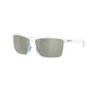 Costa Hombre Sunglass Rinconcito - Color del Marco: Trasparente Pulido, Color de la Lente: Espejo gris y plateado