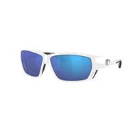 Costa Hombre Sunglass Tuna Alley - Color del Marco: Blanco, Color de la Lente: Azul Espejado