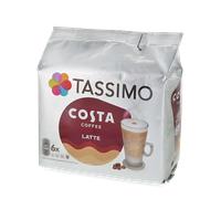 Costa | Latte - 6 cápsulas de café + 6 cápsulas de leche para Tassimo