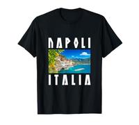 Costa Mediterránea Paisaje Napoli Nápoles Italia Vacaciones Camiseta