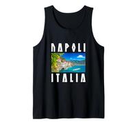 Costa Mediterránea Paisaje Napoli Nápoles Italia Vacaciones Camiseta sin Mangas