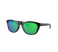 Costa Mujer Sunglass 6S9108 Aleta - Color del Marco: Negro, Color de la Lente: Verde Espejado