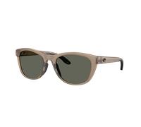 Costa Mujer Sunglass Aleta - Color del Marco: Marrón Mate Ahumado, Color de la Lente: Gris