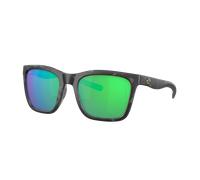 Costa Mujer Sunglass Panga - Color del Marco: Tortuga y gris mate, Color de la Lente: Verde Espejado