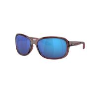 Costa Mujer Sunglass Seadrift - Color del Marco: Erizo, Color de la Lente: Azul Espejado