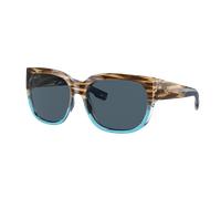 Costa Mujer Sunglass Waterwoman 2 - Color del Marco: Wahoo brillante, Color de la Lente: Gris