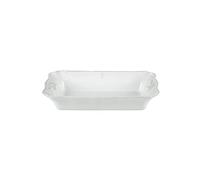 Costa Nova, Alentejo colección, Vajilla elegante, gres, Fuente horno rectangular, blanco, 30 cm