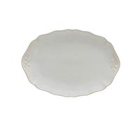 Costa Nova, Alentejo colección, Vajilla elegante, gres, Fuente oval , blanco, 32 cm