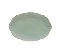 Costa Nova, Alentejo colección, Vajilla elegante, gres, Fuente oval , turquesa, 32 cm