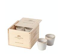 Costa Nova, Grespresso colección, Vajilla elegante, gres, Caja regalo en madera 8 tazas expresso, blanco, 0