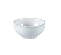 Costa Nova, Pearl colección, Vajilla elegante, gres, Cuenco fruta , blanco, 13 cm, 6 piezas