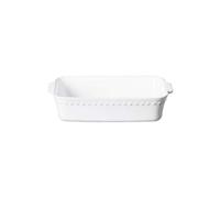 Costa Nova, Pearl colección, Vajilla elegante, gres, Fuente horno rectangular , blanco, 27 cm